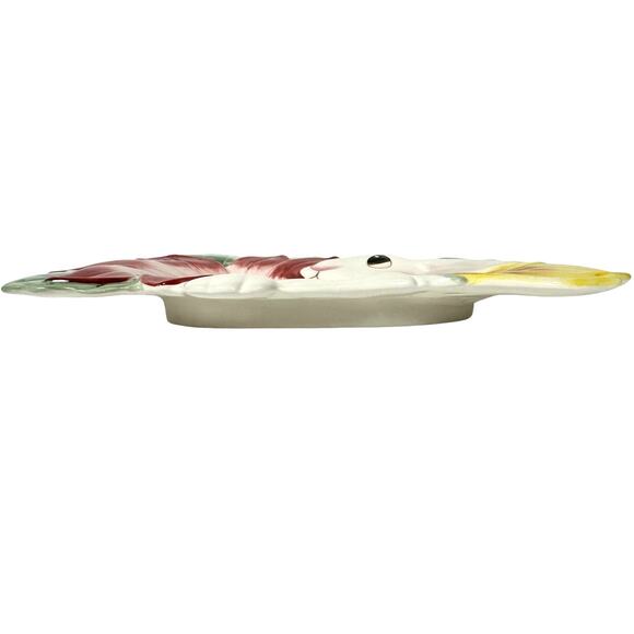 Fitz and Floyd Essentials "Bunny Blooms" Canape Plate/Dish-Absolutely Adorable! - Picture 2 of 5